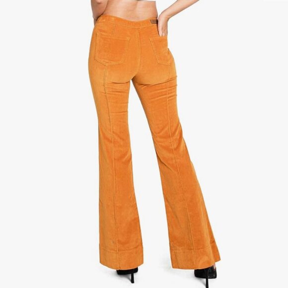 Angry Rabbit Corduroy Pin tuck detail Flare - Picture 3 of 3